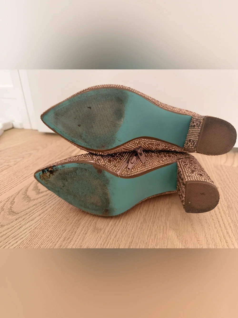 Rhinestone Cady Ankle Booties